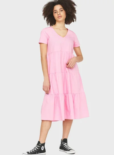 NOISY MAY Pleated Dress