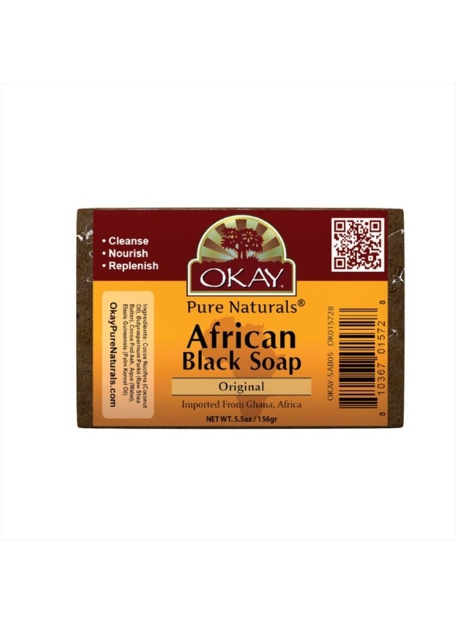 OKAY AFRICAN BLACK ORIGINAL SOAP 5.5oz / 142gr - Image 2