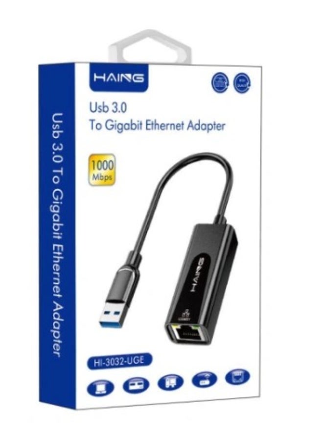 Haing Usb 3.0 To Gigabit Ethernet Adapter  - Image 1
