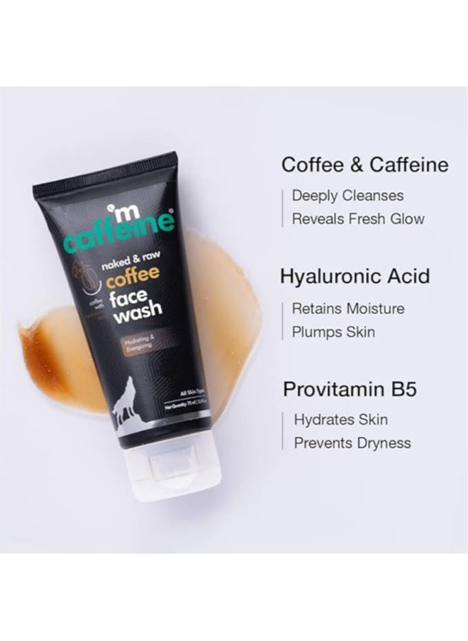 Face Wash Combo Pack with Face Scrub 75ml each | Pack of 2 Coffee Face Care Kit for Pollution Control & Tan Removal - pzsku/Z08D5CA936C18D551069AZ/45/_/1715768851/c3ed4d36-a9b9-4c59-a356-3669161e1945