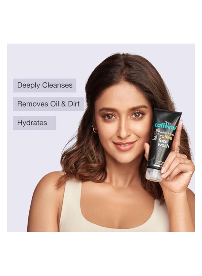 MCaffeine Face Wash Combo Pack with Face Scrub 75ml each | Pack of 2 Coffee Face Care Kit for Pollution Control & Tan Removal - Image 2