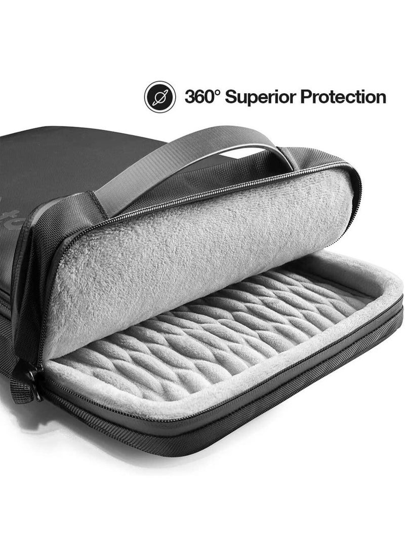 Tomtoc DefenderACE-A04 Eco-Friendly 14-Inch Laptop Shoulder Bag – Slim 360° Protective Sleeve with Strap, Water-Resistant Recycled Fabric – Compatible with MacBook Pro 14", MacBook Air M3/M2, Dell XPS 13, Surface Laptop 5  - Image 5