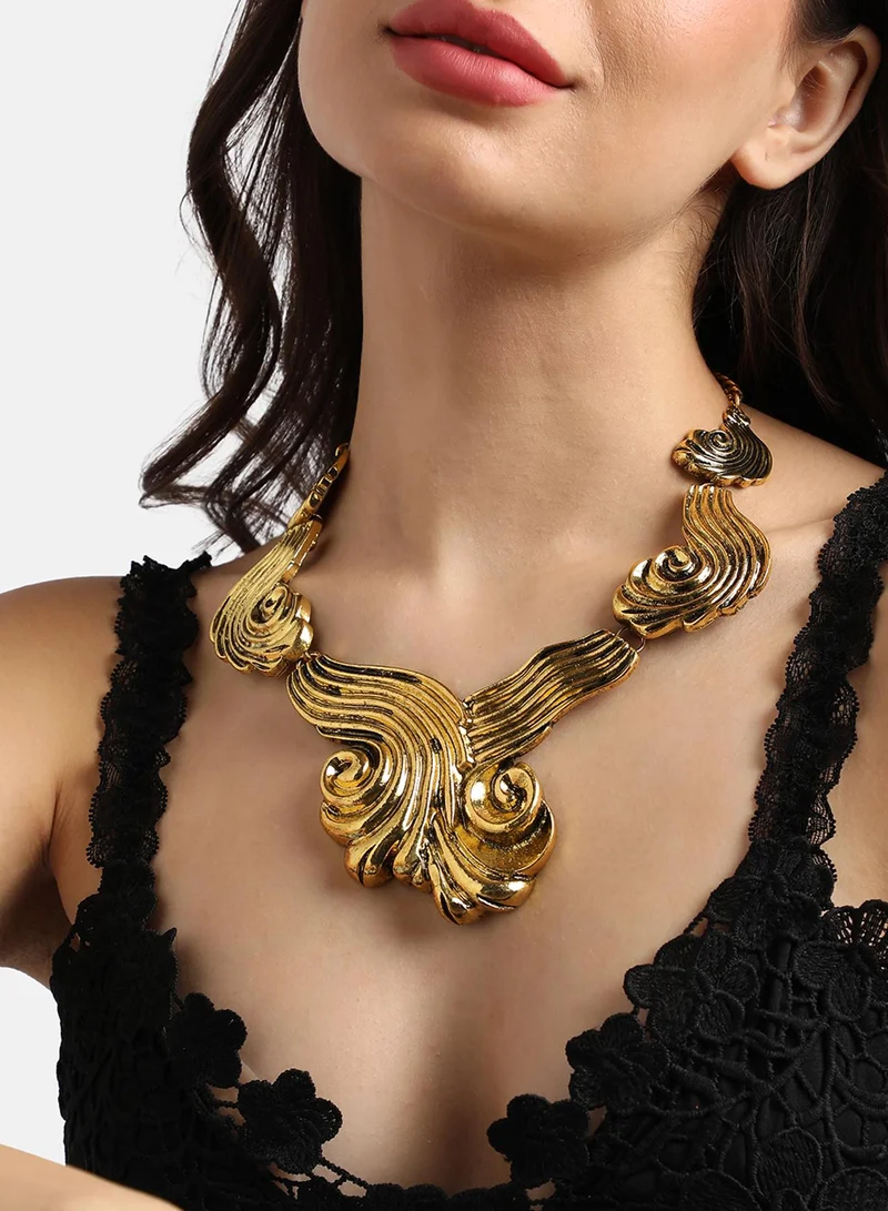 SOHI Abstract Lines Artificial Necklace Jewellery