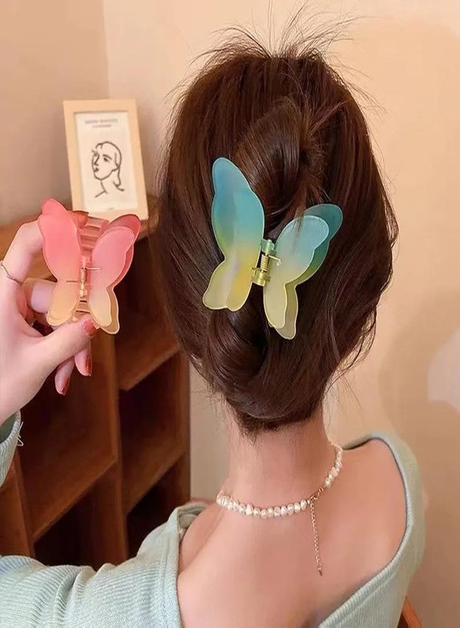 Conjoin مشبك شعر Conjoin® على شكل فراشة للنساء والفتيات، عبوة من 3 قطع (متعدد الألوان 3) - Image 2