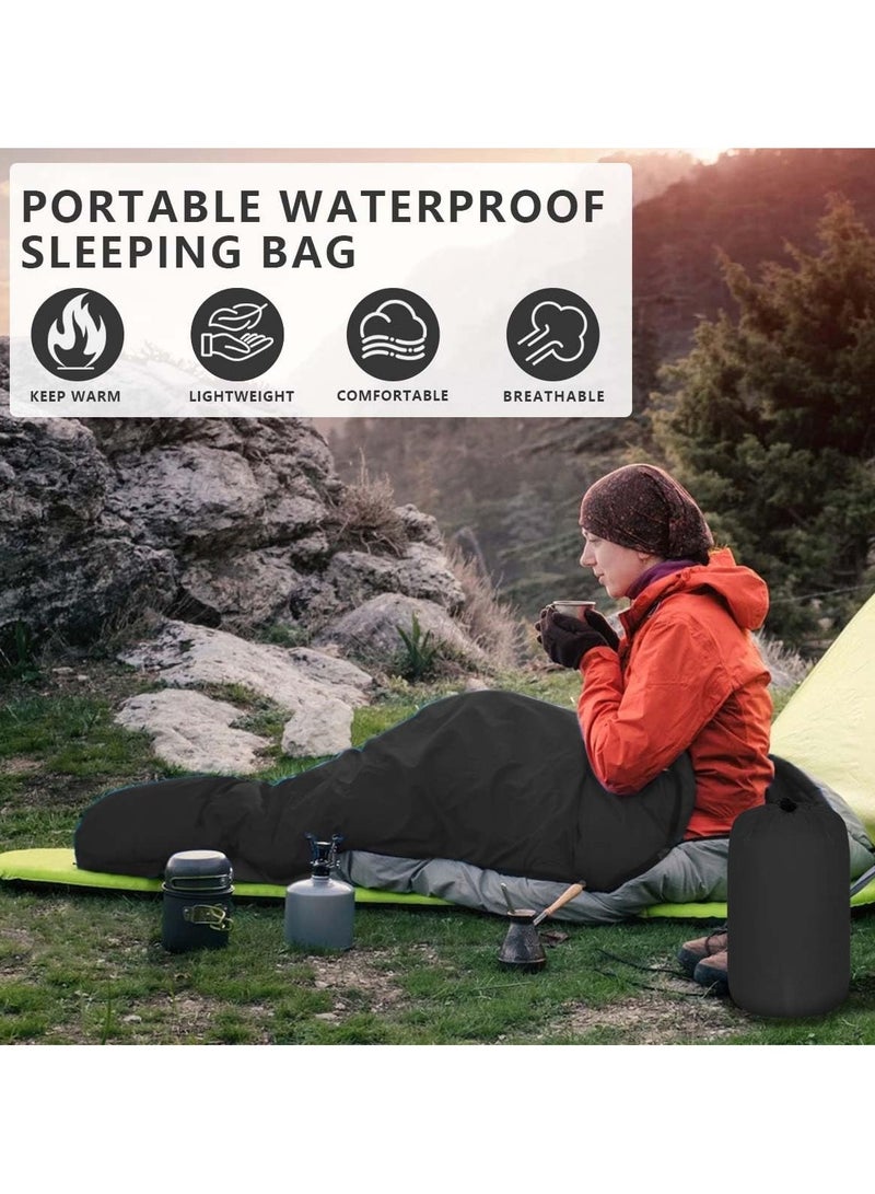 4-Season Camping Sleeping Bag, 210x75cm, 0.95kg – Portable Waterproof for Adults & Kids - Image 4