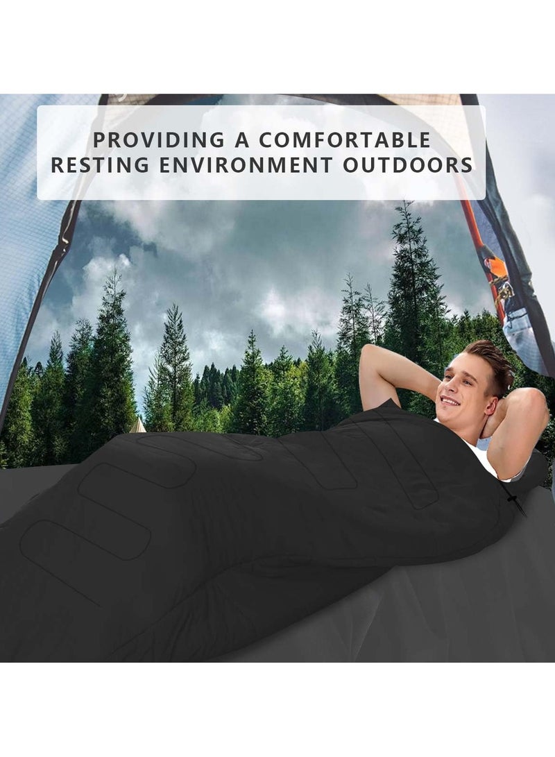 4-Season Camping Sleeping Bag, 210x75cm, 0.95kg – Portable Waterproof for Adults & Kids - Image 5