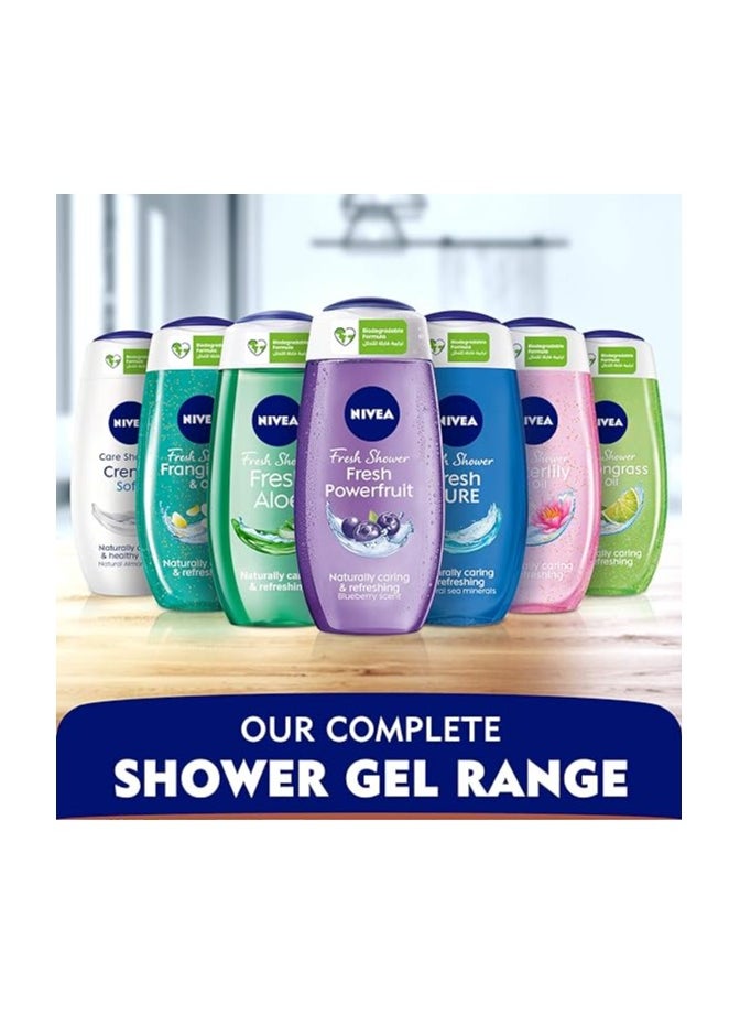 Nivea Shower Gel Body Wash Frangipani & Caring Oil Pearls Frangipani Scent 250ml  - Image 4