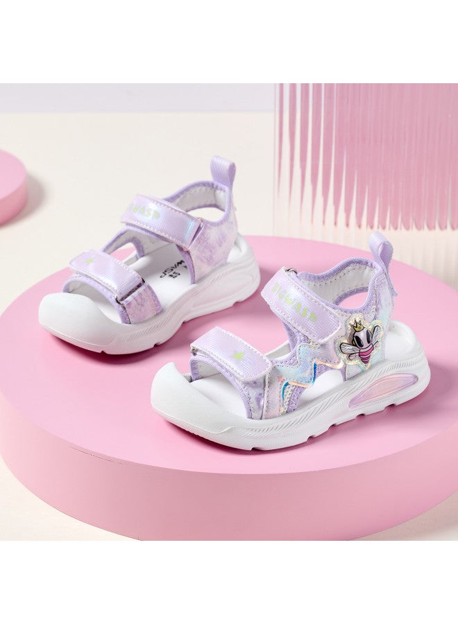 Bumblebee Baby Girls' Sandals - Toddler Summer Walking Shoes, Fashionable Open-toe Beach Sandals For Little Girls - Image 4