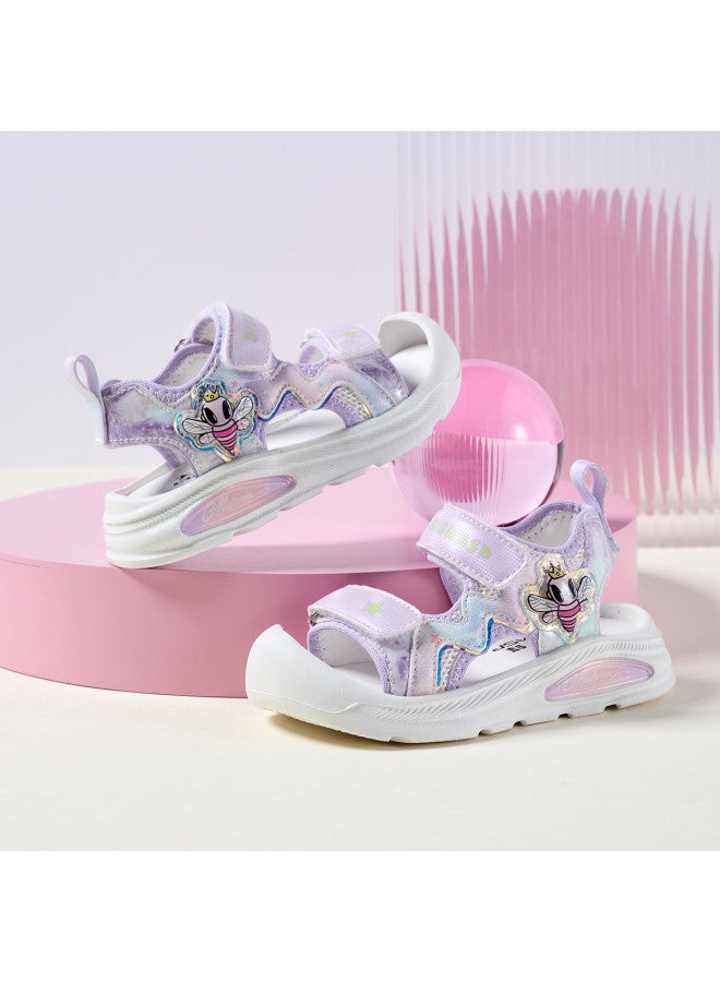 Bumblebee Baby Girls' Sandals - Toddler Summer Walking Shoes, Fashionable Open-toe Beach Sandals For Little Girls - Image 2