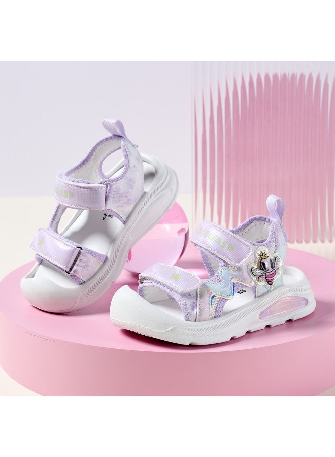 Bumblebee Baby Girls' Sandals - Toddler Summer Walking Shoes, Fashionable Open-toe Beach Sandals For Little Girls - Image 5