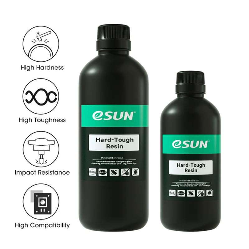 3idea eSU Hard-Tough Resin, Black, 0.5Kg/Bottle - Image 2