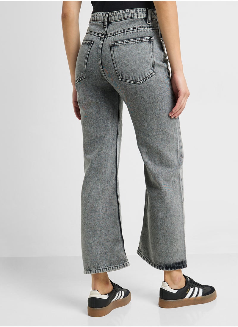Ginger Straight Fit Acid Wash Jeans  - Image 3