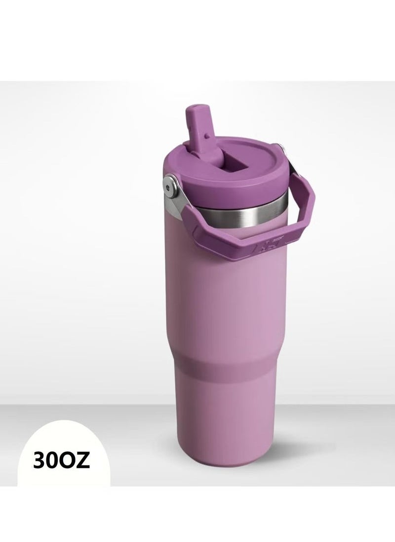 Stanley - Stanley Stainless Steel Tumbler - Vacuum Insulated Water Bottle for Home, Office or Car Reusable Cup with Straw Leak Resistant Flip Cold for 12 Hours or Iced for 2 Days, 30oz - Image 1