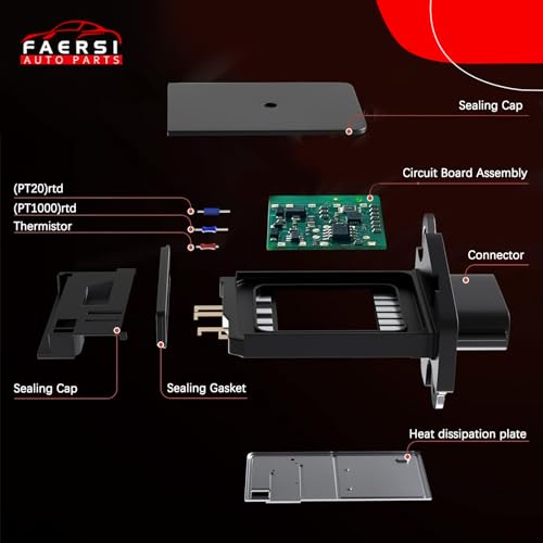 FAERSI Mass Air Flow Sensor Meter MAF 22680-7S000 AF10141 for 2003-2014 Altima & 2004-14 Maxima & 07-12 Sentra & 05-15 Xterra & 2003-2014 Murano | Infiniti 08-13 G37 & 05-08 G35 & More - Image 3