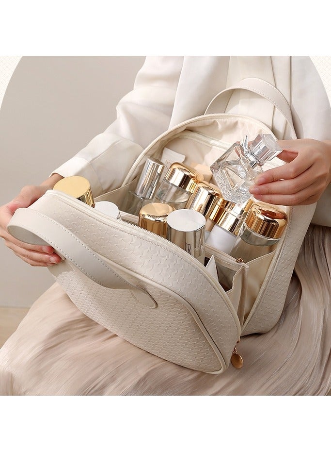 Generic Cosmetic bag, high-value large-capacity storage bag, portable waterproof handbag, travel portable, simple toiletry bag - Image 4