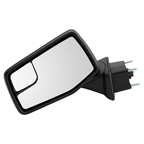 TRQ Driver Side Power Heated Manual Folding Mirror Textured Black Compatible with 20192023 GMC Sierra 1500 2022 Sierra 1500 Limited