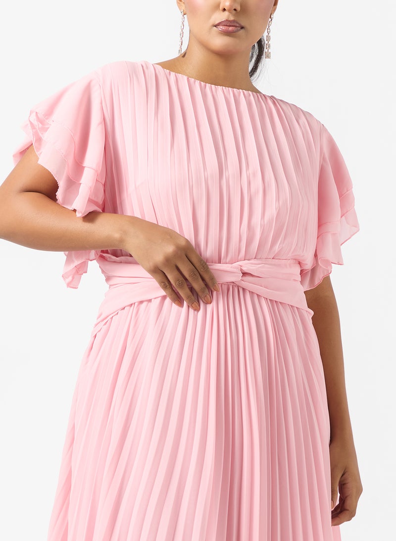 Ella Plus Flouncy Sleeve A-line Dress - Image 3