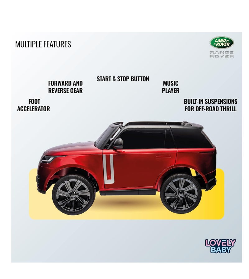 Range Rover - Luxury SV Kids Electric Car - 12V -  Red - Image 4