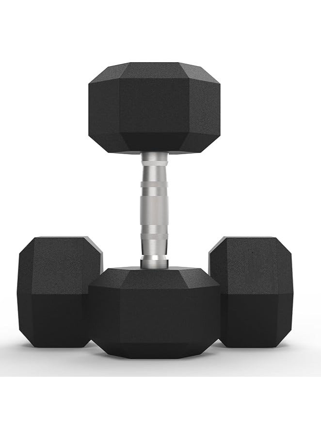 ZENO Dumbbells Set | Weights Dumbbells Set | Metal Dumbbells Pair | Hex Dumbbells For Workouts | Dumbbell Set For Home Training & Gym | Weights Set | Anti Slip & Anti Roll