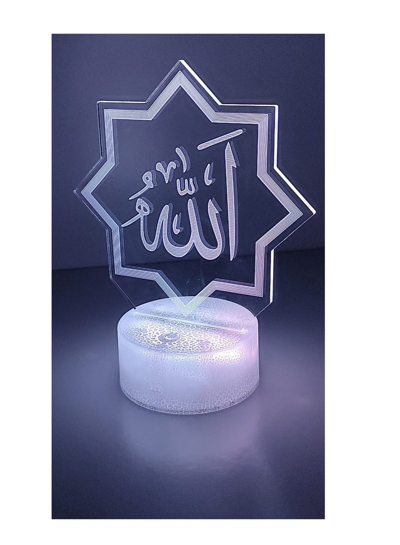 مصباح طاولة رمضان مبارك - هدية إسلامية متوهجة للعائلة والأصدقاء - Image 4