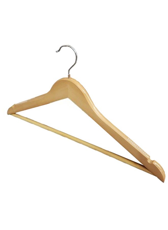KLNAMAEAAN Pack of 20 Non-Slip Swivel Hook Wooden Hangers With Rubber Grip  - Image 2