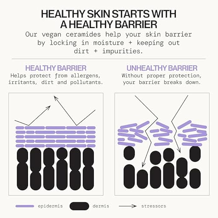 Pacifica Face Cream - Vegan Ceramide Barrier Cream w/Niacinamide & Shea Butter - Hydrating Daily Face Moisturizer Fragrance Free for Sensitive Skin, Vegan, Clean Beauty Allergy & Dermatologist Tested - Image 4