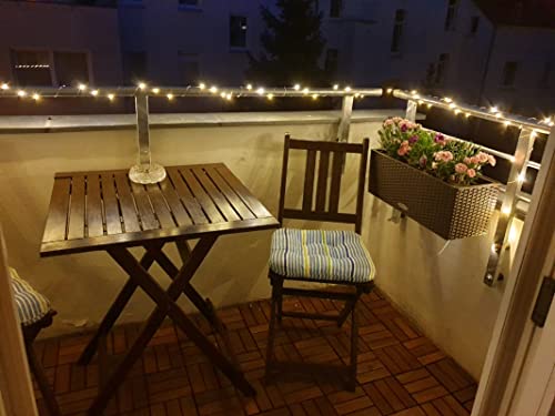 Lighting EVER Fairy Lights Plug in, 33ft 100 LED String Lights for Bedroom, Warm White Copper Wire Lights, Waterproof Indoor Outdoor Decorative Fairy Lights for Patio, Garden, Balcony, Vases, Craft - Image 3