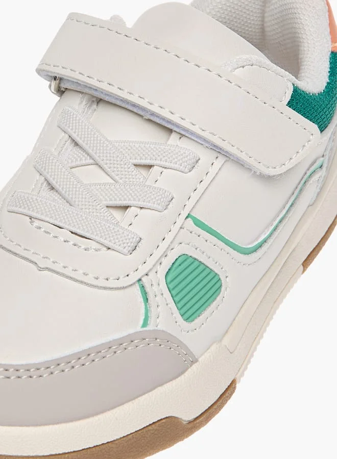 LBL by Shoexpress Boys Panelled Sneakers With Hook And Loop Closure