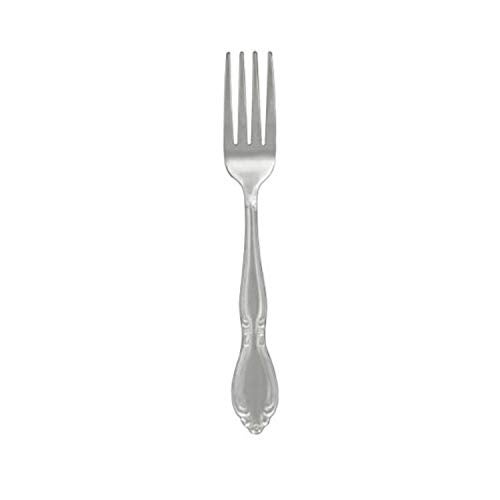 RiverRidge Rose Flatware Set 46 Piece Silverware - Elegant Utensils Set with Serving Pieces, Heavy Gauge Stainless Steel, Mirror Finish - Dishwasher Safe Cutlery for Daily Use & Special Occasions - Image 1