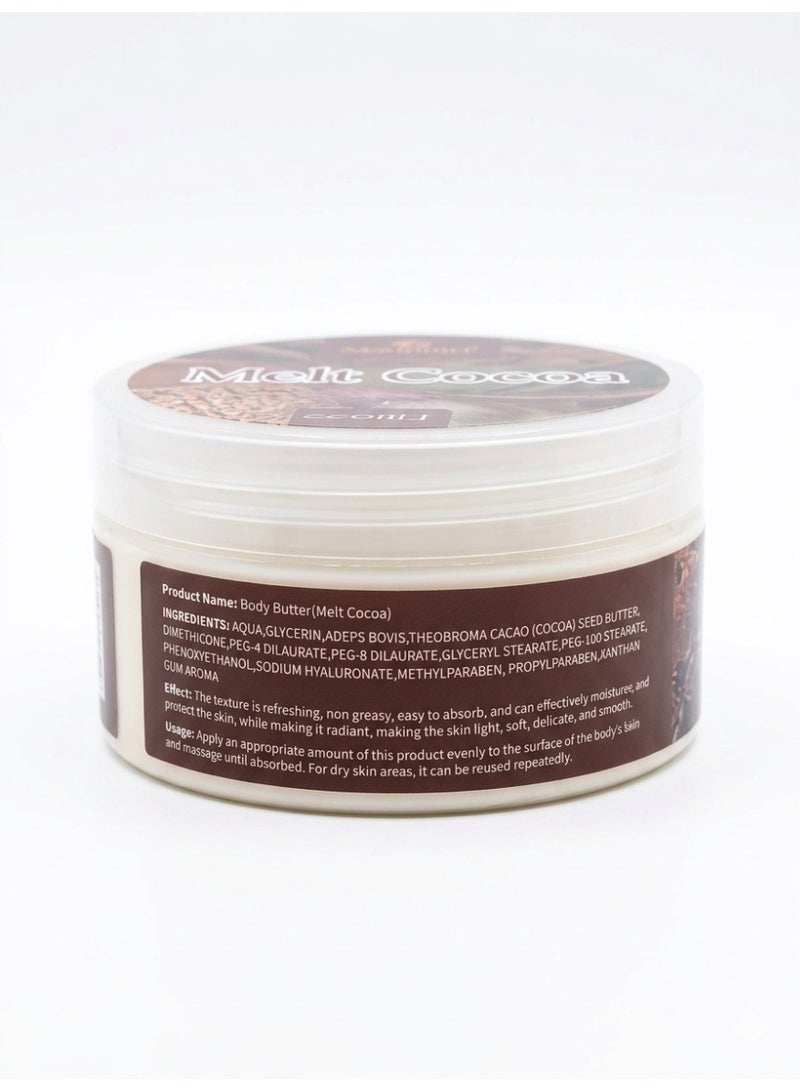 Hllozzi Moisturizing cocoa butter, the ideal choice for soft and radiant skin. 200g - Image 5