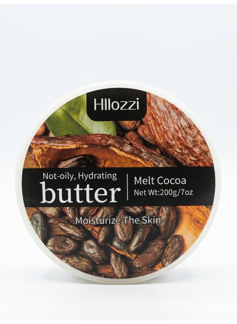 Hllozzi Moisturizing cocoa butter, the ideal choice for soft and radiant skin. 200g - Image 2