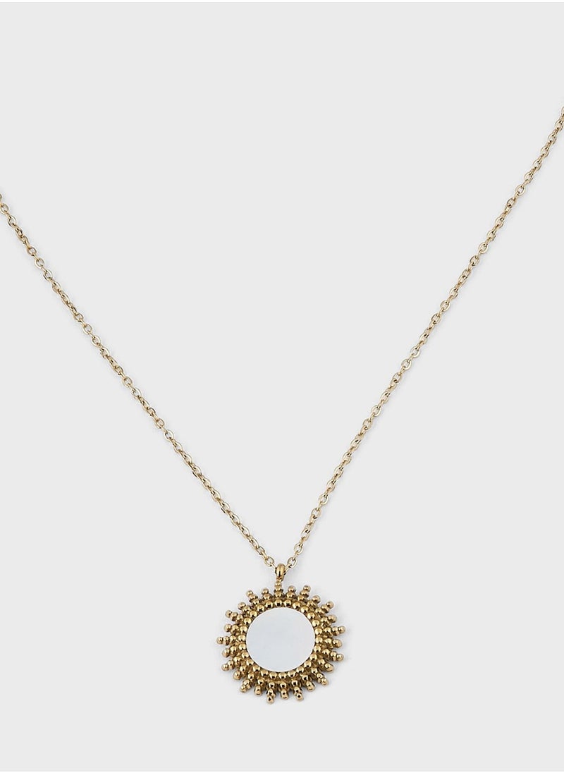 Lady Mauve ELIA SUN PEARL PENDANT NECKLACE  - Image 2