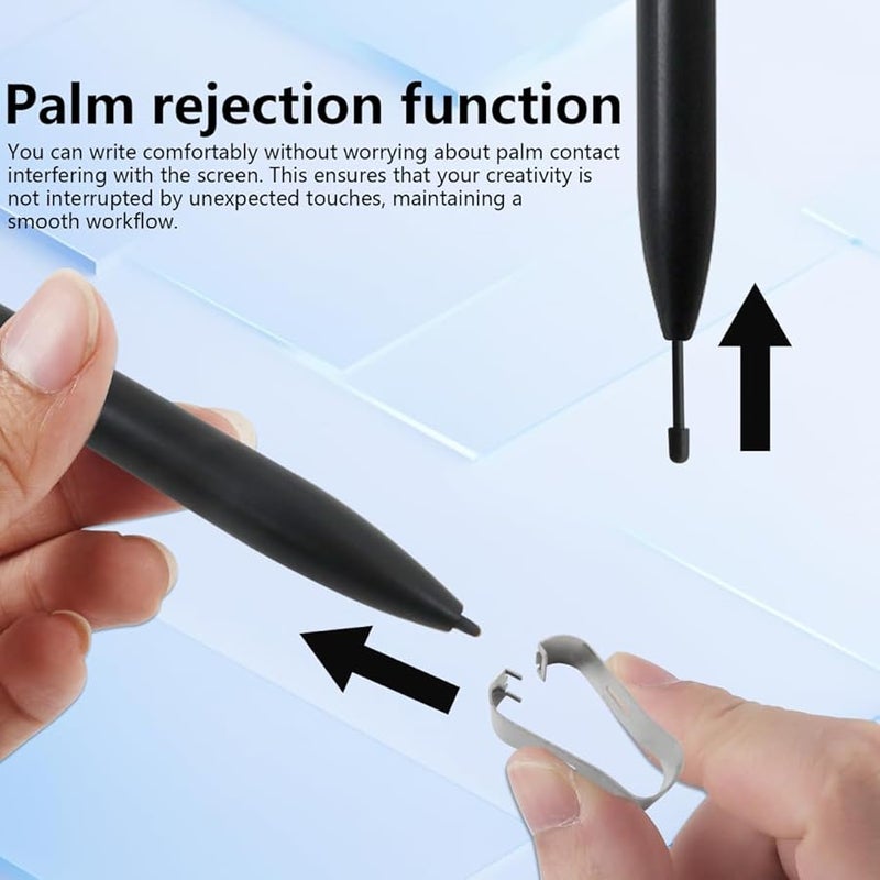 Vicue Upgraded EMR Stylus Pen with Eraser 4096 Pressure Sensitivity for Remarkable 2 Galaxy Tab BOOX Scribe - Image 4