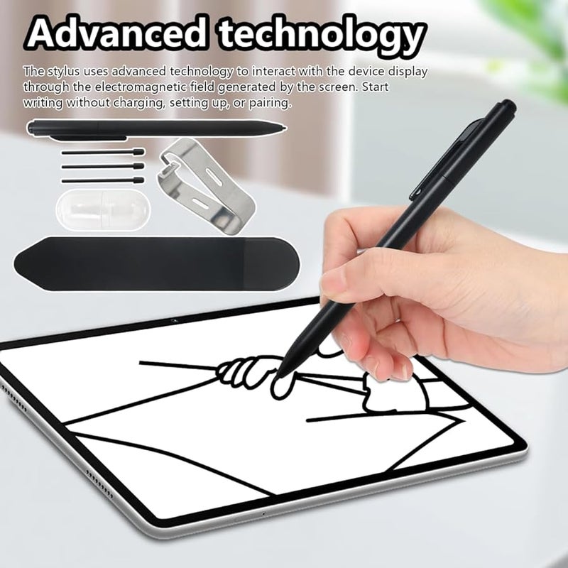 Vicue Upgraded EMR Stylus Pen with Eraser 4096 Pressure Sensitivity for Remarkable 2 Galaxy Tab BOOX Scribe - Image 5