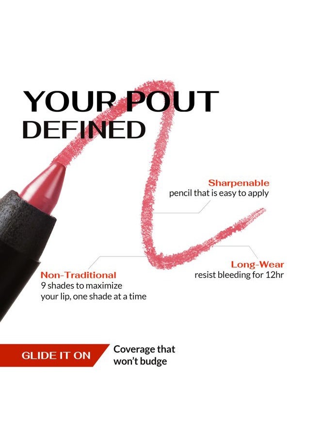 K7L - Pink Lip Crayon (Vegan) - Waterproof and Smudge-Proof Cosmetics - Image 1