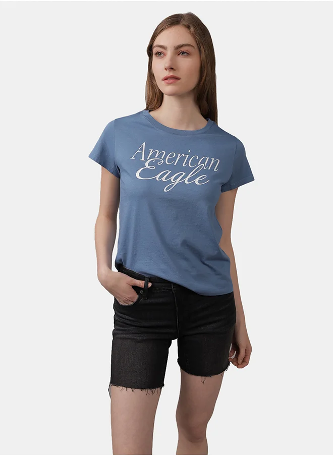 American Eagle Graphic Crew Neck T-Shirt