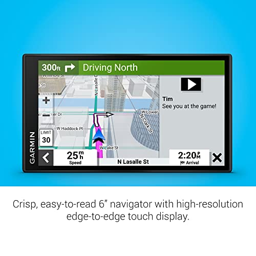 Garmin DriveSmart 66, 6-inch Car GPS Navigator with Bright, Crisp High-Resolution Maps and Garmin Voice Assist - Image 3