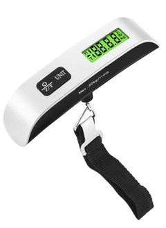 Luggage Scale, 110 lbs Portable Travel Suitcase Handheld Weight Scale Digital Handheld Luggage Scale High Precision Travel Luggage Scale with Backlit LCD Display