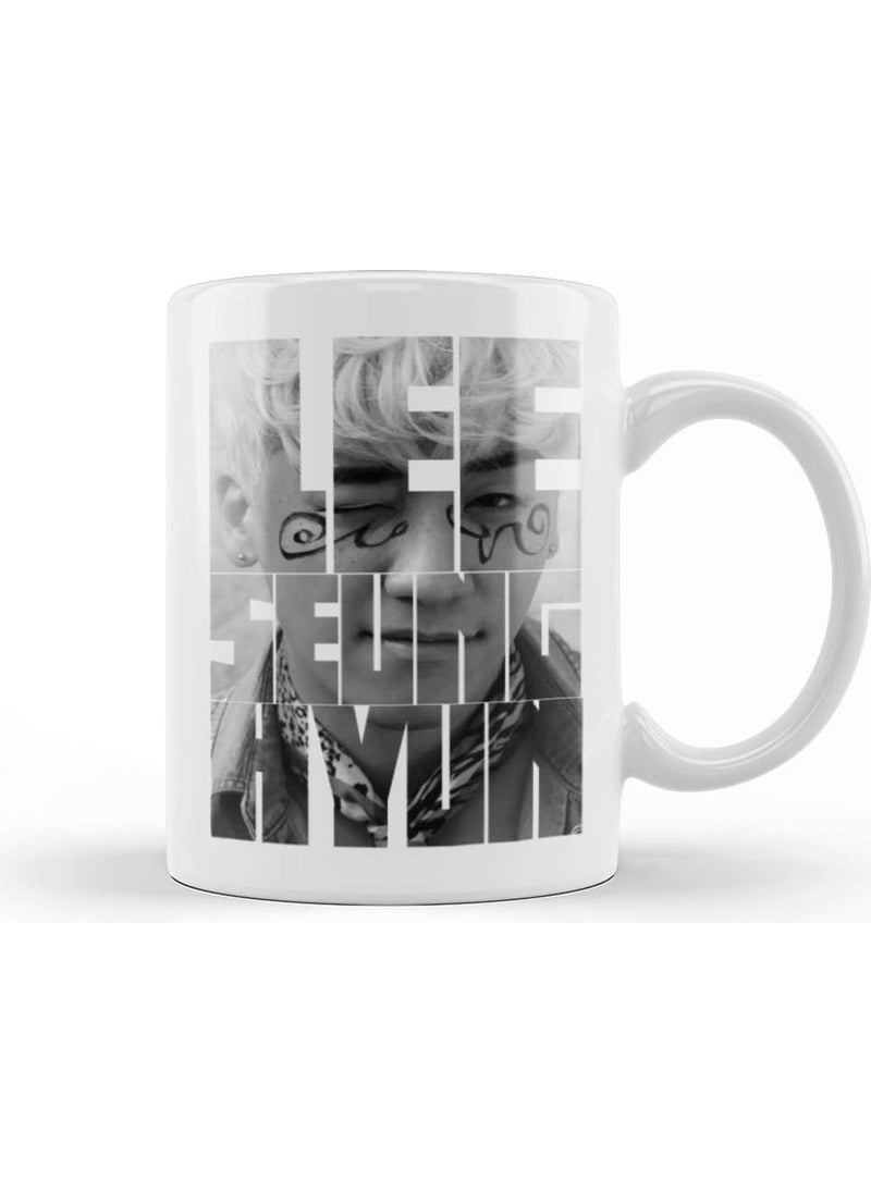 Baskı Dükkanı Print Shop Bigbang Seungri Typography Mug Porcelain 