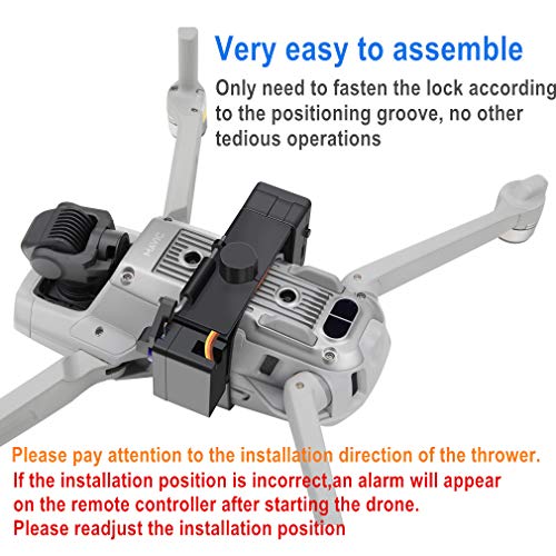 Hanatora Payload Airdrop Release Drop Device for DJI Air 2S,Mavic Air 2 Drone,Clip Delivery Transport Dropper,Wedding Fishing Bait Search & Rescue Kit Accessories - Image 3