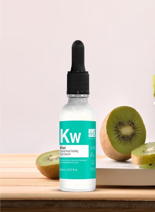 Dr Botanicals Refreshing Eye Cooling Serum with Vitamin C, Kiwi Fruit Oil to reduce Wrinkles, skin imperfections. Hydrating, Brightening and promotes Youthful Skin 15 ml / 0.5 Fl oz - Image 5
