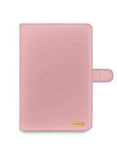 اوميكر غطاء حماية قلاب من جلد البولي يوريثان لهاتف لينوفو تاب P11 / P11 Plus 4G 2021 ذهبي وردي  - Image 2