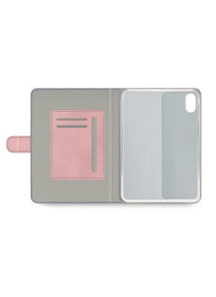 اوميكر غطاء حماية قلاب من جلد البولي يوريثان لهاتف لينوفو تاب P11 / P11 Plus 4G 2021 ذهبي وردي  - Image 5