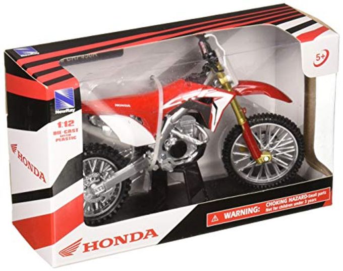 NewRay New-Ray NewRay 1: 12 Motorcycles Honda CRF450R (Red) Diecast Vehicles, unisex-children - Image 2