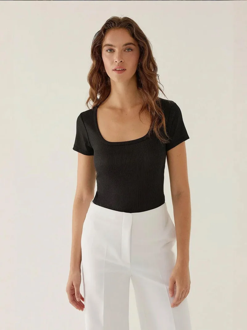 HICCUP Square Collar Bodysuit