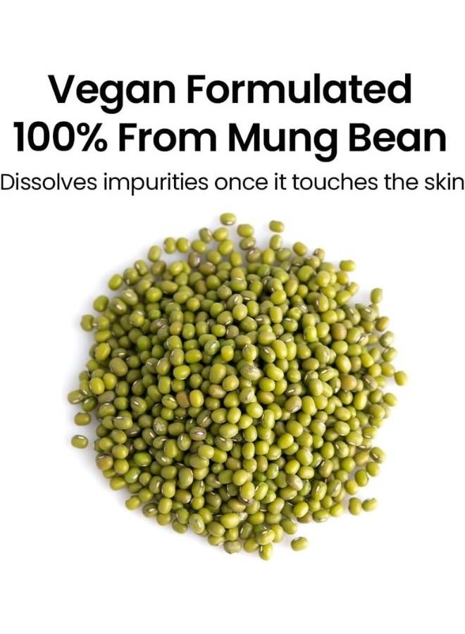 beplain Mung Bean Cleansing Oil 200ml, EVE VEGAN Certified, Natural deep cleansing oil for Sensitive & Dry skin, Korean Cleansing Oil - Image 3