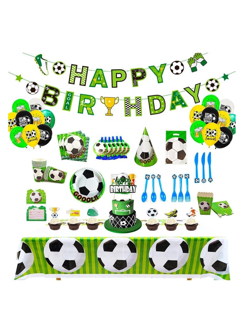 Football Birthday Party Decoration / Soccer Theme, Birthday Party Supplies , Party supplies kit, Decoration set - Image 1