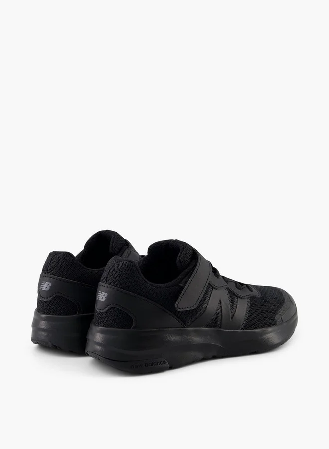 New Balance Boys' Logo Accent School Shoes with Hook and Loop Closure