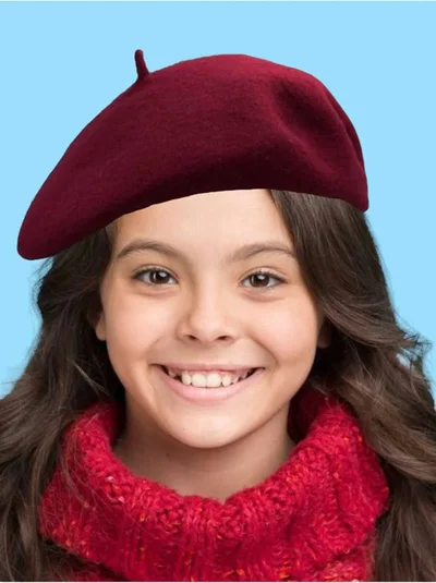 تيزجيلسين Children's French Painter Felt Beret