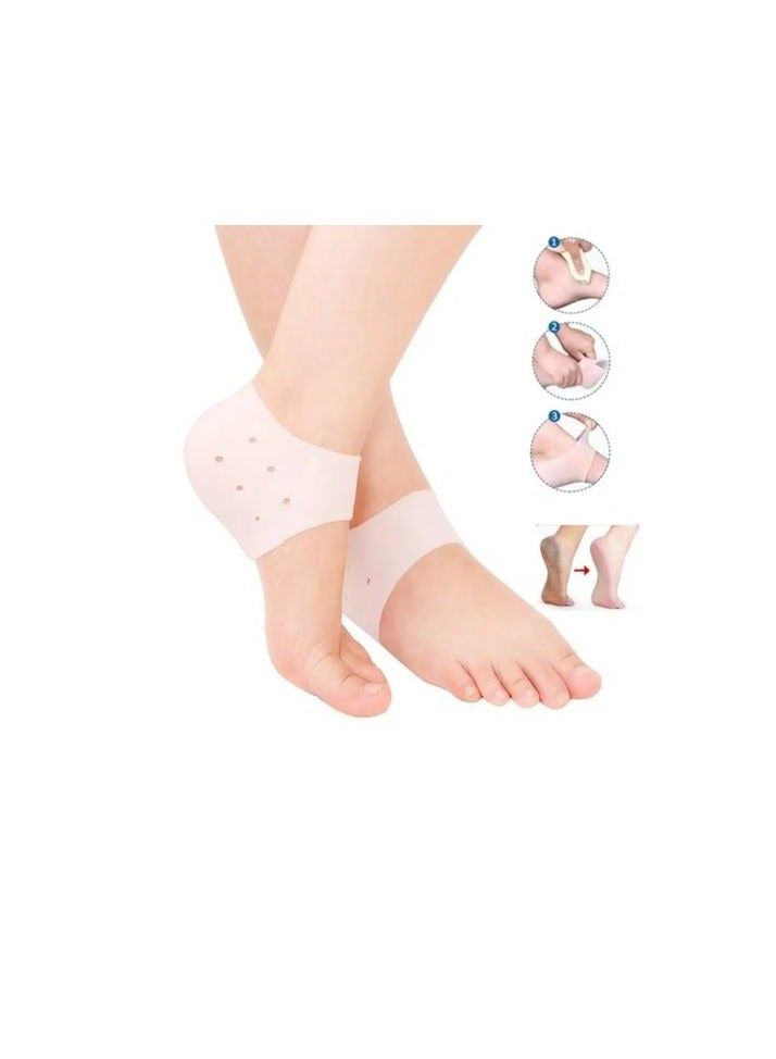 Special Offer Full Silicone Socks + Silicone Heel - Absorbs Bacteria  - Image 3